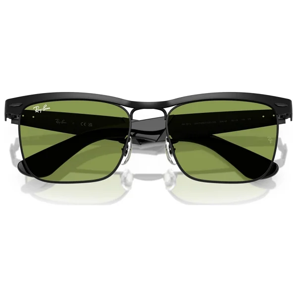 Ray-Ban Wayfarer Deluxe 3875 006/4E Black-Green Güneş Gözlüğü - Görsel 5