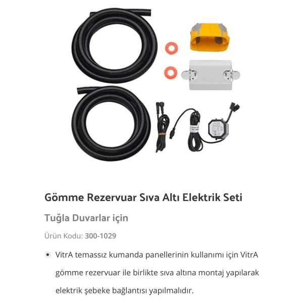 Vitra Fotoselli Gömme Rezervuar Seti - Görsel 4