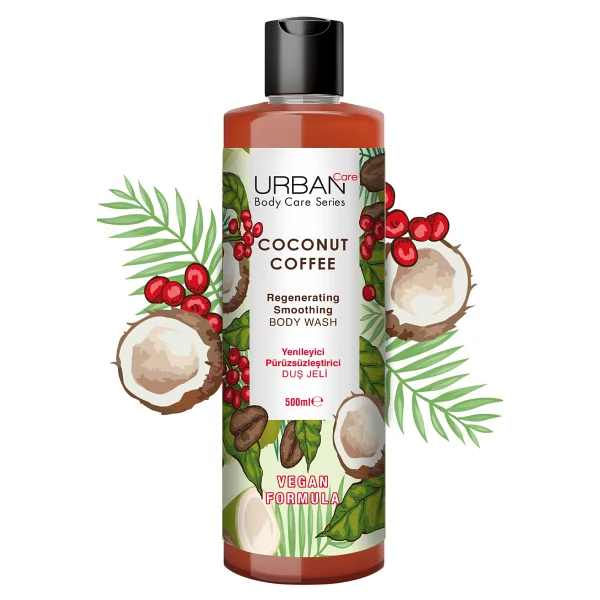Urban Care Coconut Coffee Duş Jeli 500 ml - Görsel 3