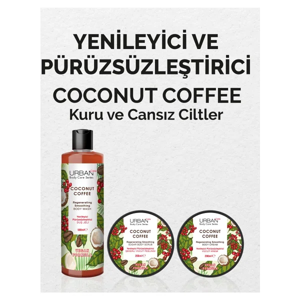 Urban Care Coconut Coffee Duş Jeli 500 ml - Görsel 5