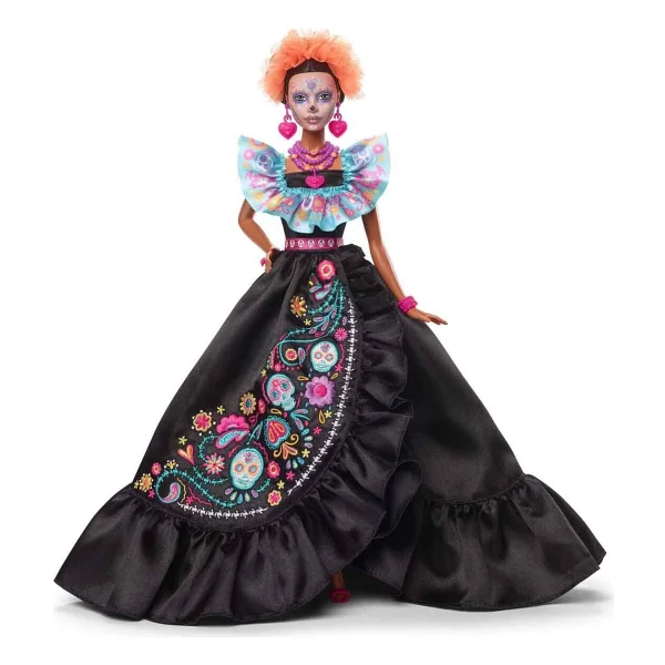 Barbie Dia de Muertos Bebeği HRM72 - Görsel 5