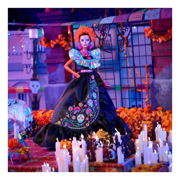 Barbie Dia de Muertos Bebeği HRM72 - Görsel 2