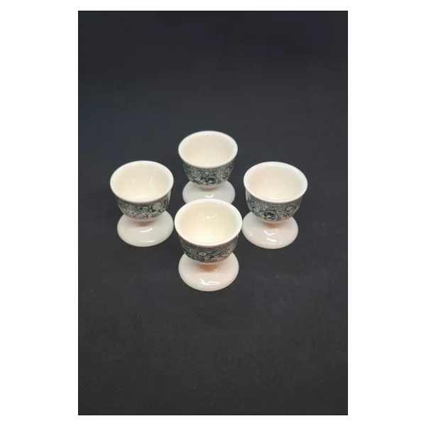 Villeroy & Boch Burgenland Vintage Yumurtalık Yeşil Küçük Boy 1 Parça - Yeşil - Krem - Görsel 5