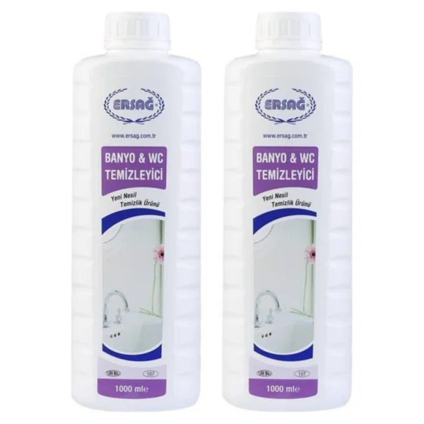 Ersağ Banyo Wc Temizleyici 1000 Ml 2 Adet - Görsel 2
