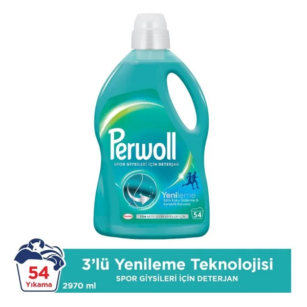 Perwoll Sport Sıvı Detarjan 54 Yıkama 2.97 lt 5'li - Görsel 2
