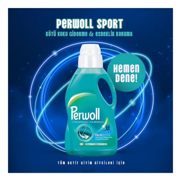 Perwoll Sport Sıvı Detarjan 54 Yıkama 2.97 lt 5'li - Görsel 5