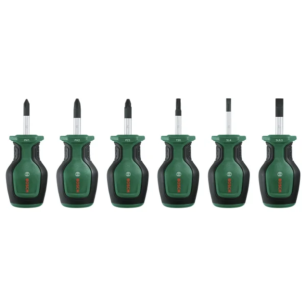 Bosch 1600A032UK 6 Parça Kısa Topaç Tornavida Seti - Görsel 2