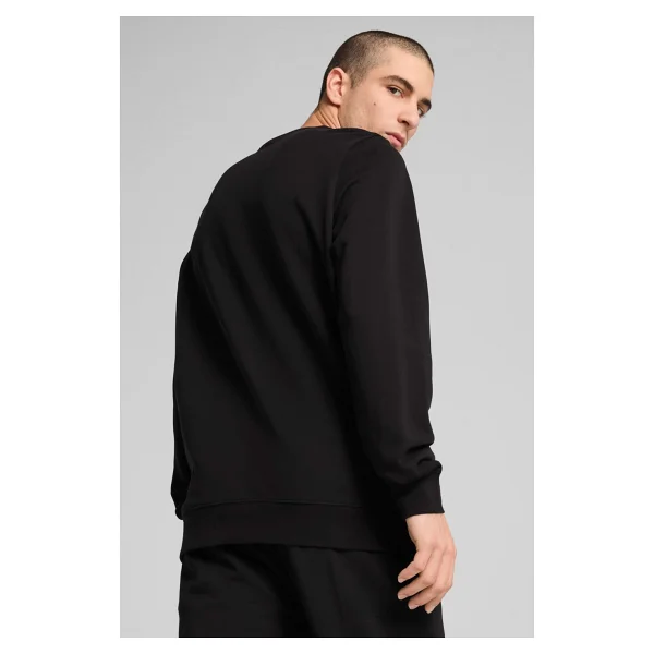 Puma Essentials 684727-01 Bisiklet Yaka Siyah Erkek Sweatshirt - Görsel 3