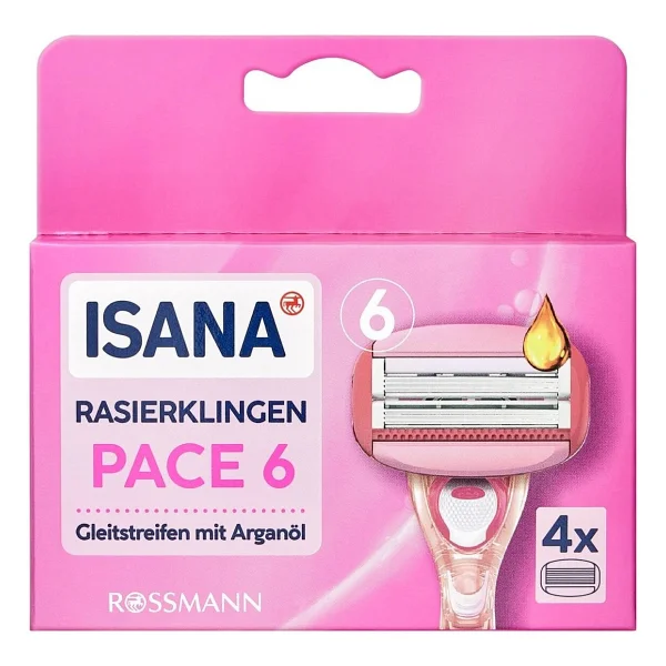 Isana 6 Bıçaklı 4'lü Yedek Tıraş Bıçağı - Görsel 2