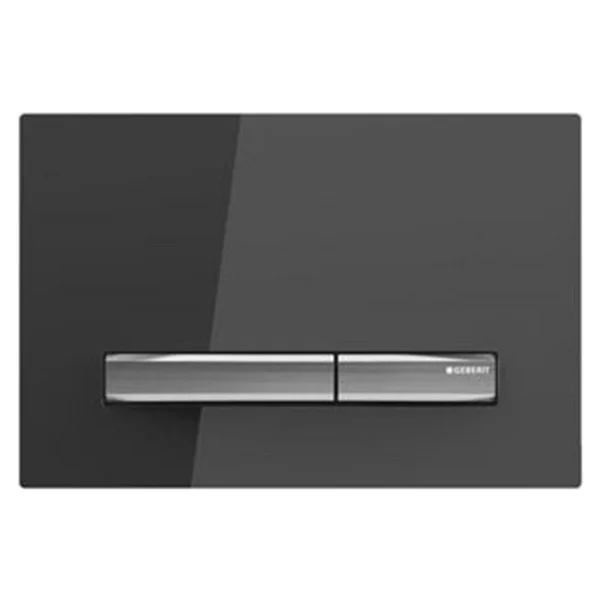 Geberit Sigma50 115.788.SD.2 Kumanda Paneli, Çift Basmalı, Füme Cam - Görsel 3