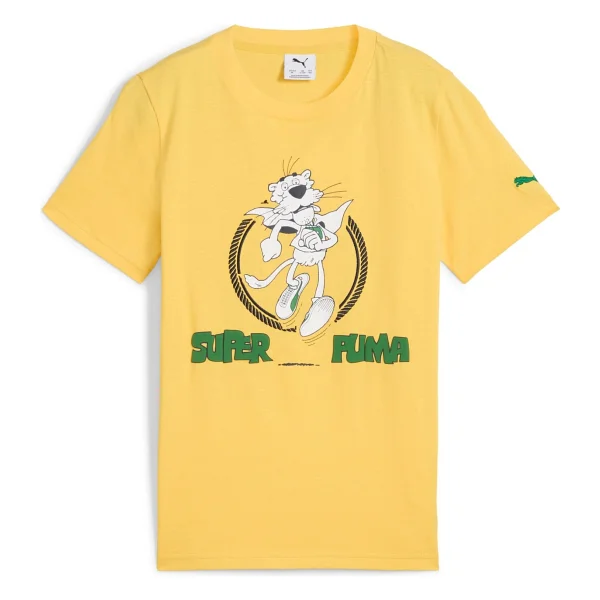 Puma Super Puma 679102 Kısa Kollu Bisiklet Yaka Çocuk Tişört - Görsel 4