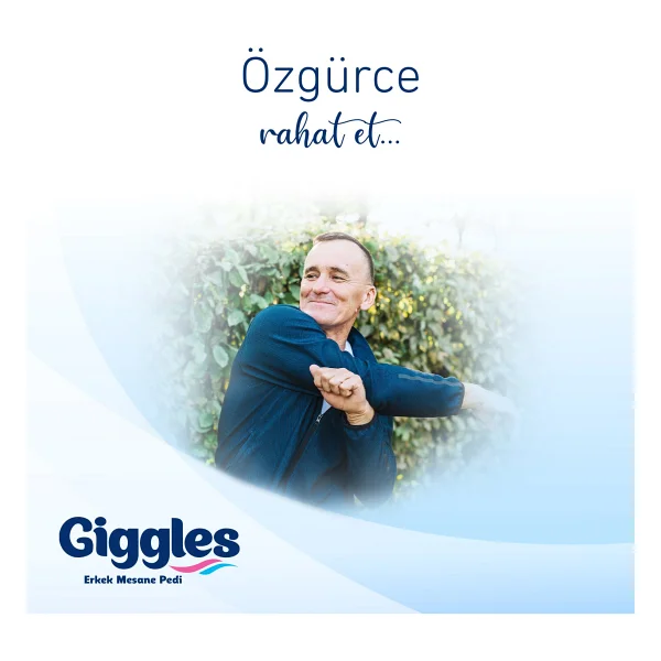 Giggles Medium Orta Yoğun 20'li 6 Adet Erkek Mesane Pedi - Görsel 2