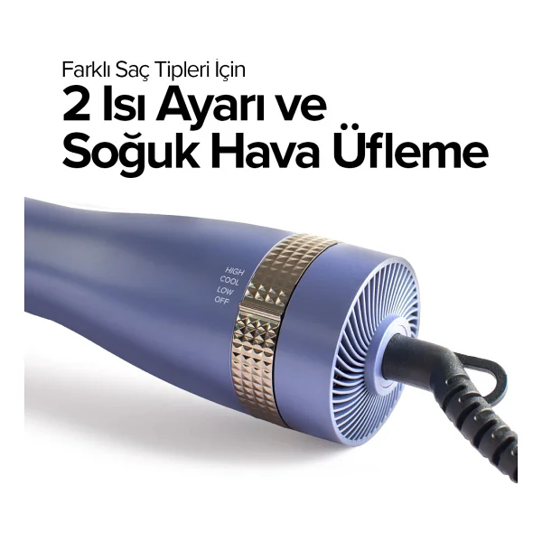 Bester AS5210 Sıcak Hava Üflemeli Saç Düzleştirici Tarak - Görsel 5