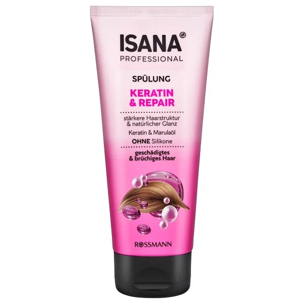 Isana Professional Saç Kremi Keratin & Onarım 200 ml - Görsel 5