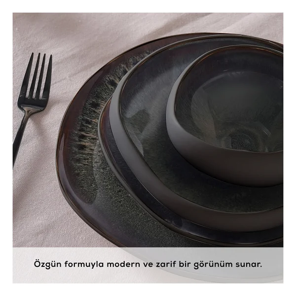 Karaca Galactic 21 cm Çukur Tabak - Görsel 6