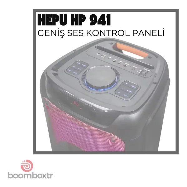 Hepu HP-941 Bluetooth Hoparlör - Görsel 4