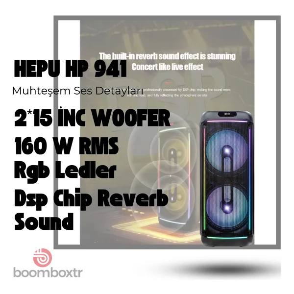 Hepu HP-941 Bluetooth Hoparlör - Görsel 7