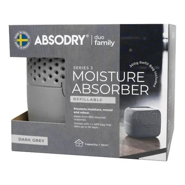 Everbrand Absodry Duo Seri 3 Nem Tutucu Koyu Gri Nem Alıcı, Rutubet Giderici, Korozyon Önleyici - Görsel 7