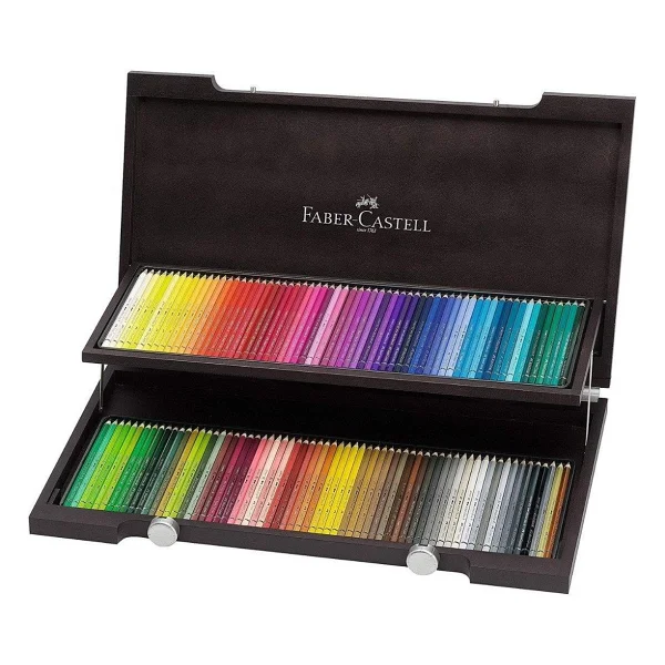 Faber-Castell Albrecht Dürer Aquarell Ahşap Kutu 120'li Sulu Boya Kalemi - Görsel 3