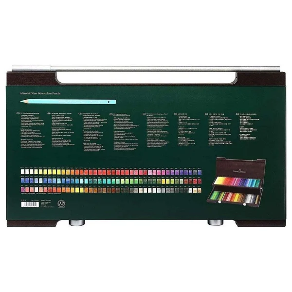 Faber-Castell Albrecht Dürer Aquarell Ahşap Kutu 120'li Sulu Boya Kalemi - Görsel 5
