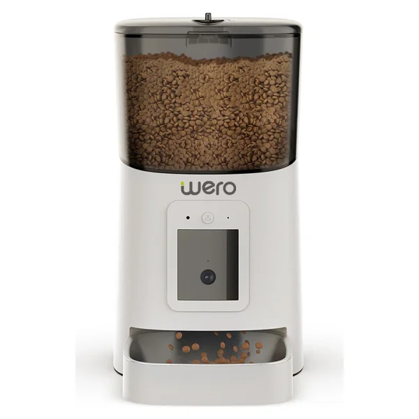 Wero Smart Pet Feeder 6 lt Metal Kameralı Akıllı Mama Kabı - Görsel 2