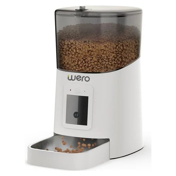 Wero Smart Pet Feeder 6 lt Metal Kameralı Akıllı Mama Kabı - Görsel 3