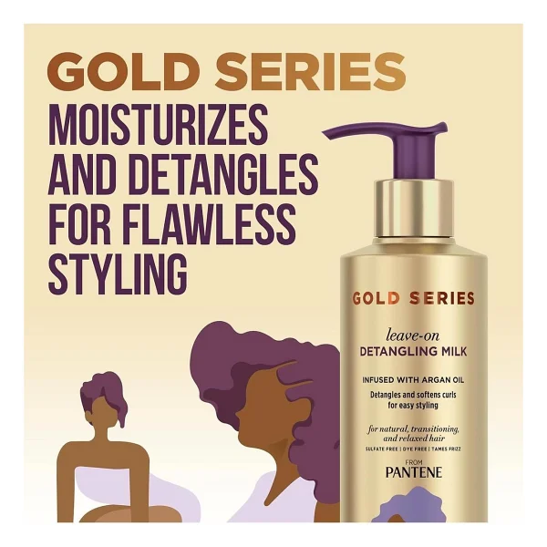 Pantene Gold Series Dolaşık Açıcı 225 ml Durulanmayan Saç Bakım Sütü - Görsel 3