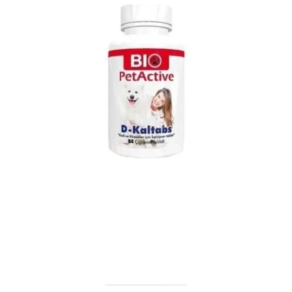 Bio Pet Active Biopetactive Çiğneme Tableti D-Kaltabs (Kedi Ve Köpekler İçin Kalsiyum Tablet) 126Gr - Görsel 3