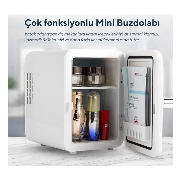 Kumtel HMFR-01 4 lt Beyaz Mini Buzdolabı - Görsel 5