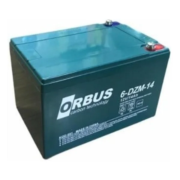 ORBUS 12v 14 Ah Elektrikli Bisiklet Aküsü Deep Cycle (150x97x95) (4.3 KG) - Görsel 2