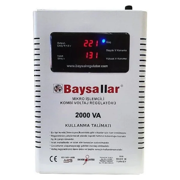 Baysallar 2000 Va Mikroişlemcili Kombi Regülatörü - Görsel 6