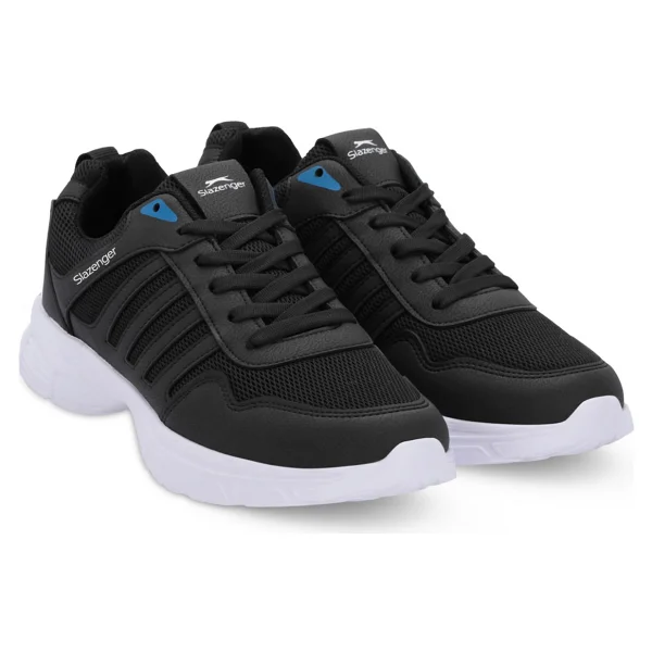 Slazenger Elert Siyah-Beyaz Erkek Sneaker - Görsel 3