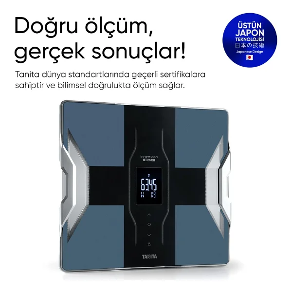 Tanita RD 953 Bluetooth Siyah Vücut Analiz Baskülü - Görsel 2