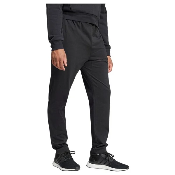 Adidas Essentials Small Logo Single Jersey JF1105 Siyah Erkek Eşofman Altı - Görsel 8