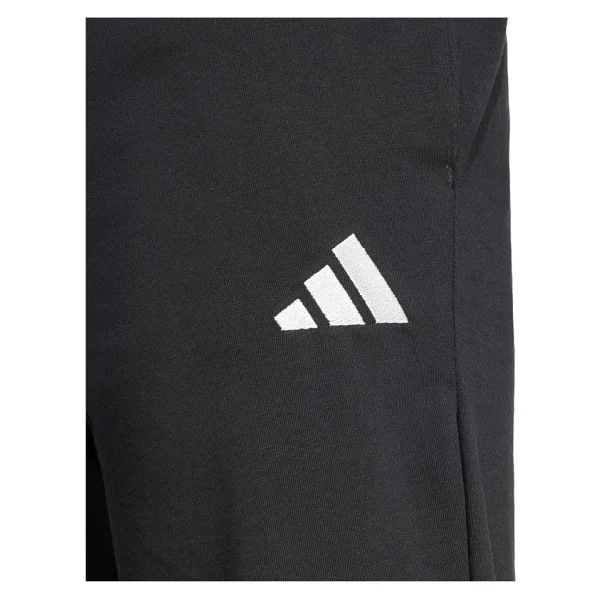 Adidas Essentials Small Logo Single Jersey JF1105 Siyah Erkek Eşofman Altı - Görsel 9