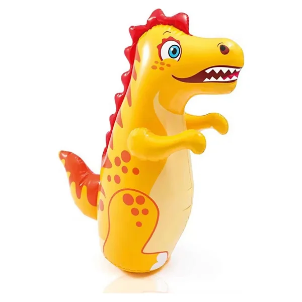 intex Şişme Boks Oyunu - Punch Bop Game - Hacıyatmaz Oyun - Şişme Deniz Oyuncağı - Box Vuruş Oyunu - Dinozor - 94 x 61 cm - Renkli - Görsel 3