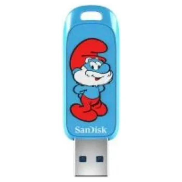 SanDisk Smurfs SDCZIS-128G-G46 128 GB Flash Bellek - Görsel 3