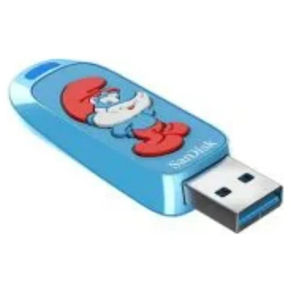 SanDisk Smurfs SDCZIS-128G-G46 128 GB Flash Bellek - Görsel 2