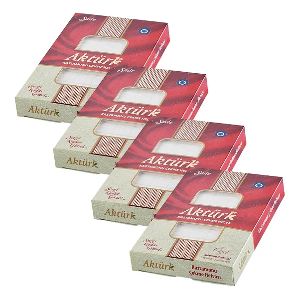 Aktürk Kastamonu Çekme Helva Sade 250 gr x 4 Adet - Görsel 3