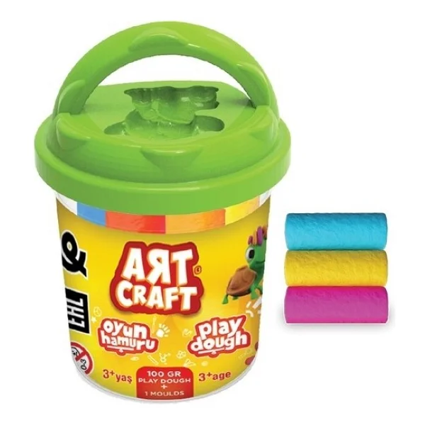 Art Craft Insan Figürü Seti Oyun Hamuru 150 gr +17 Parça Hamur Kalıbı +5 Renk Oyun Hamuru 100 gr - Görsel 4