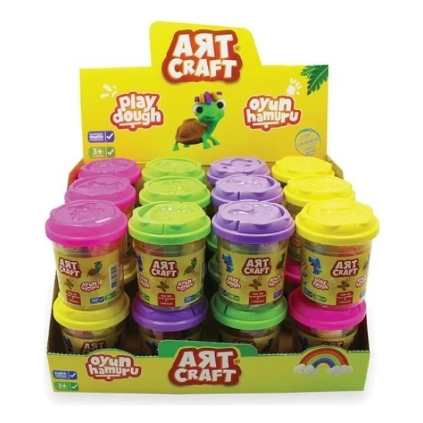Art Craft Insan Figürü Seti Oyun Hamuru 150 gr +17 Parça Hamur Kalıbı +5 Renk Oyun Hamuru 100 gr - Görsel 5