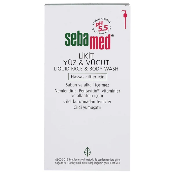 Sebamed Likit 1000 ml 6 Adet Yüz ve Vücut Temizleme Jeli - Görsel 5