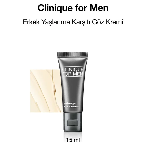 Clinique For Men Skin Supplies Anti-Age Eye Cream Göz Kremi 15 ml - Görsel 3