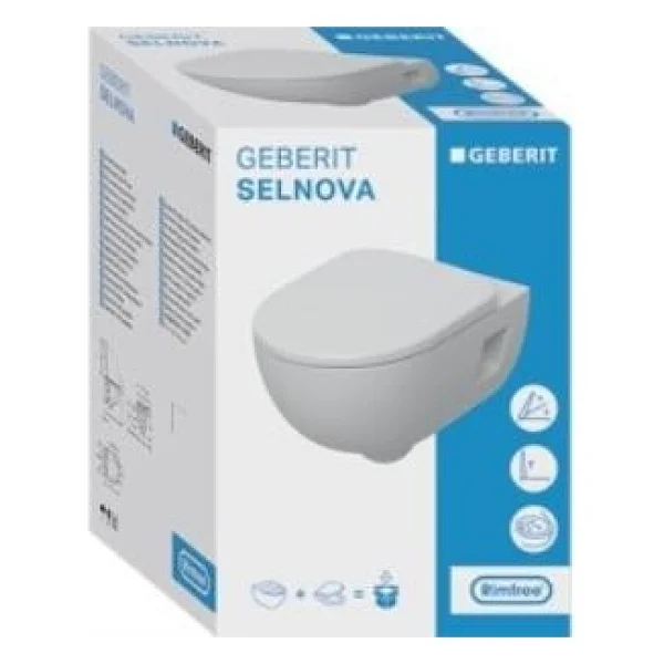 Geberit Selnova Premium 503.022.00.1 Rimfree Asma Klozet - Görsel 3
