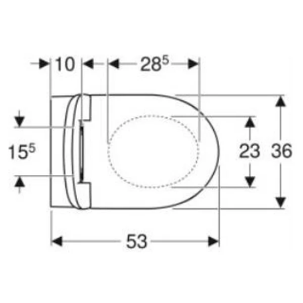 Geberit Selnova Premium 503.022.00.1 Rimfree Asma Klozet - Görsel 5