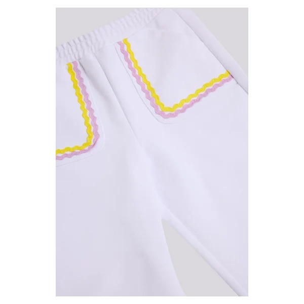 GB Baby Bg Store Kız Bebek Beyaz Eşofman Altı - 6 Ay - Görsel 3