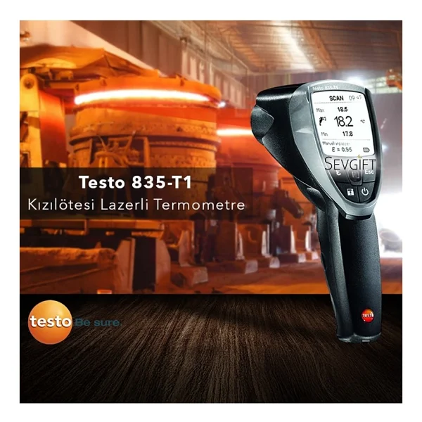 Testo 835-T1 Lazer Termometre - Görsel 2