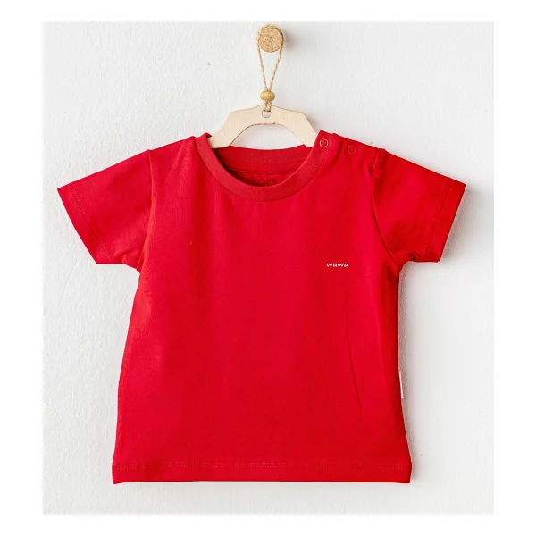 AndyWawa Casual AC25971 Kırmızı Bebek Tişört - Görsel 4