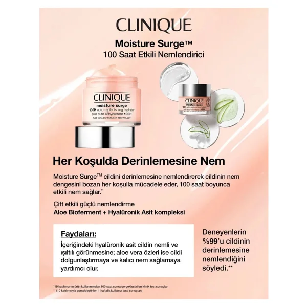 Clinique Moisture Surge 100 Saat Etkili Nemlendirici 15 ml - Görsel 10