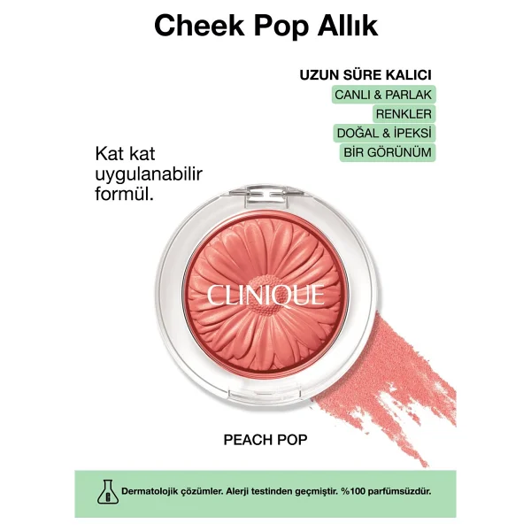 Clinique Cheek Pop Peach Pop Allık - Görsel 2